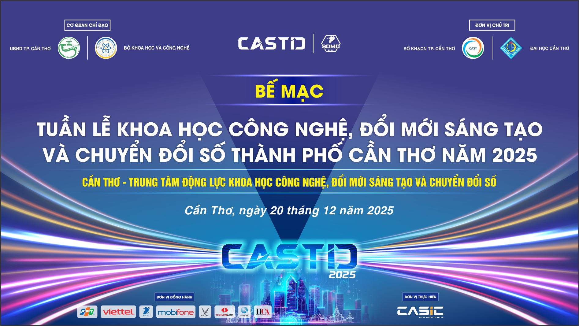 THÔNG CÁO BÁO CHÍ  BẾ MẠC TUẦN LỄ KHOA HỌC CÔNG NGHỆ, ĐỔI MỚI SÁNG TẠO VÀ  CHUYỂN ĐỔI SỐ THÀNH PHỐ CẦN THƠ NĂM 2025