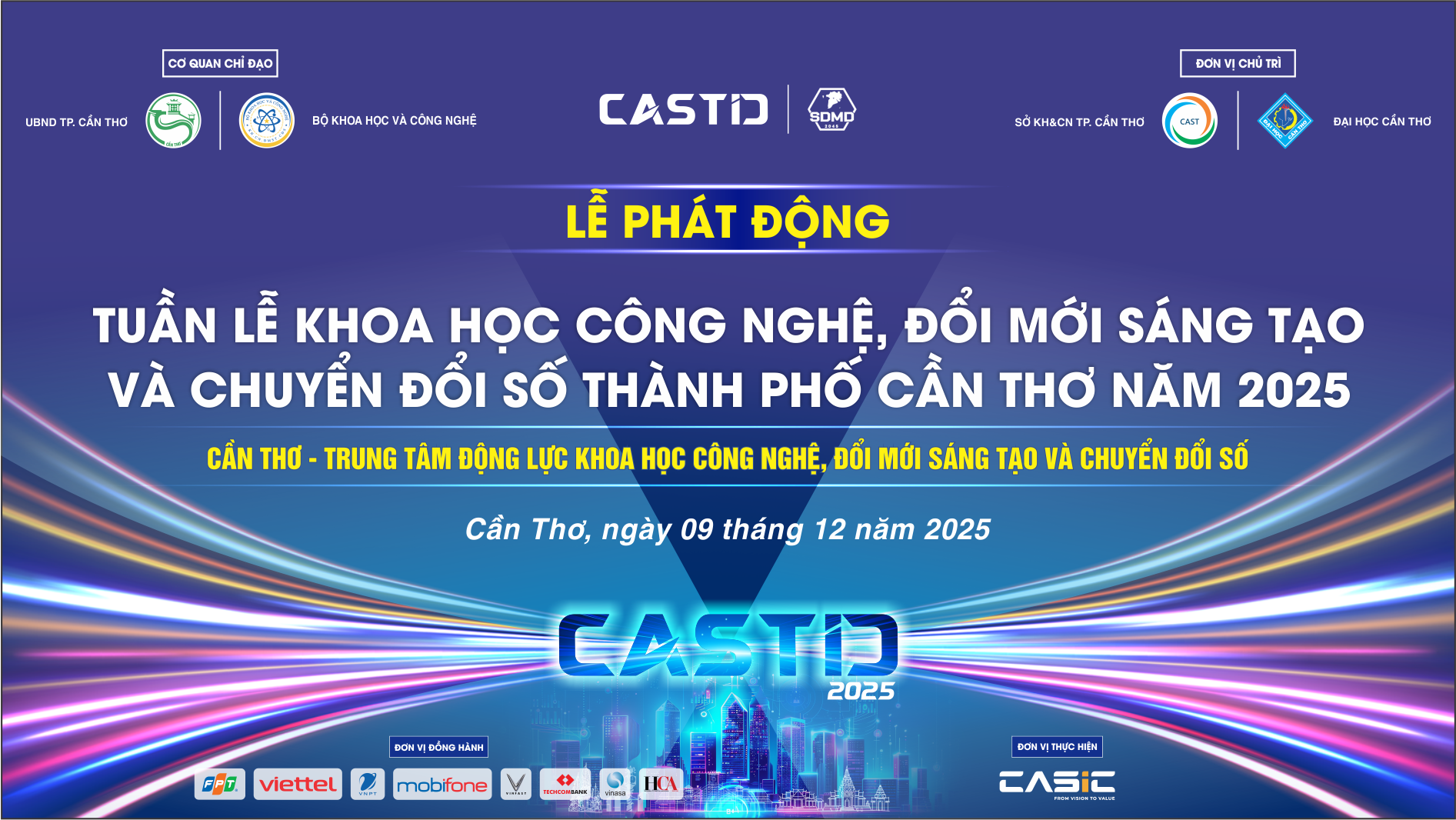 Chuẩn bị diễn ra Lễ Phát động Tuần lễ Khoa học Công nghệ, Đổi mới sáng tạo và Chuyển đổi số TP. Cần Thơ năm 2025